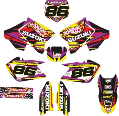 Kit Adhesivos Suzuki Hot Wheels