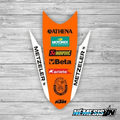 Adhesivo Guardabarros Trasero Ktm 8