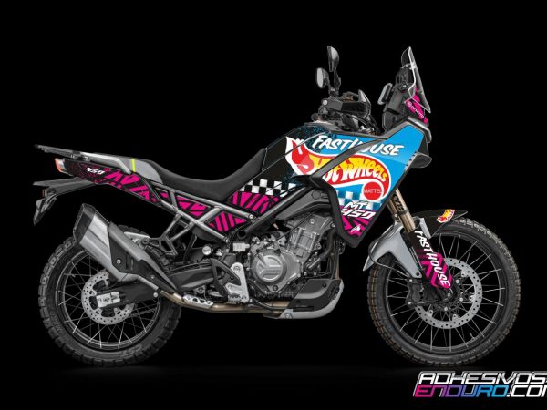 Kit Adhesivos CF Moto 450MT Hot Wheels Azul