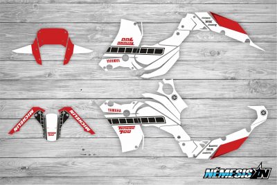 Kit Adhesivos Yamaha Tenere 700 Blanco/Rojo
