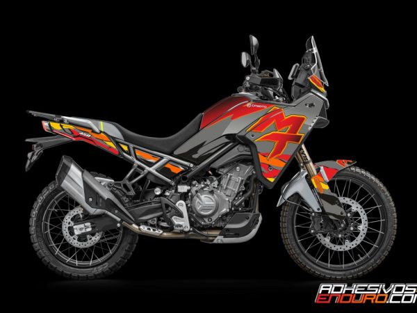 Kit Adhesivos CF Moto 450MT Retr-Ail Gris