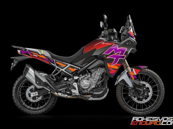 Kit Adhesivos CF Moto 450MT Retr-Ail Negro