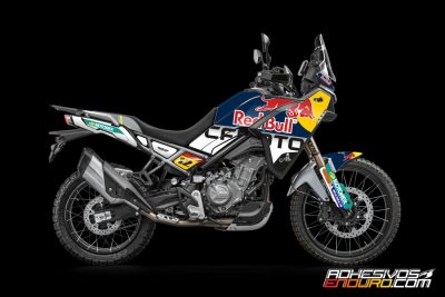 Kit Adhesivos CF Moto 450MT RedBull Blanco