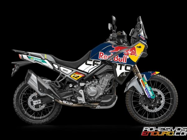 Kit Adhesivos CF Moto 450MT RedBull Blanco