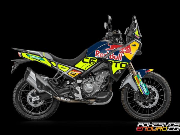 Kit Adhesivos CF Moto 450MT RedBull Lima Azul