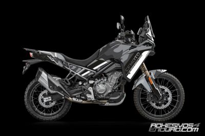 Kit Adhesivos CF Moto 450MT Camo Blanco