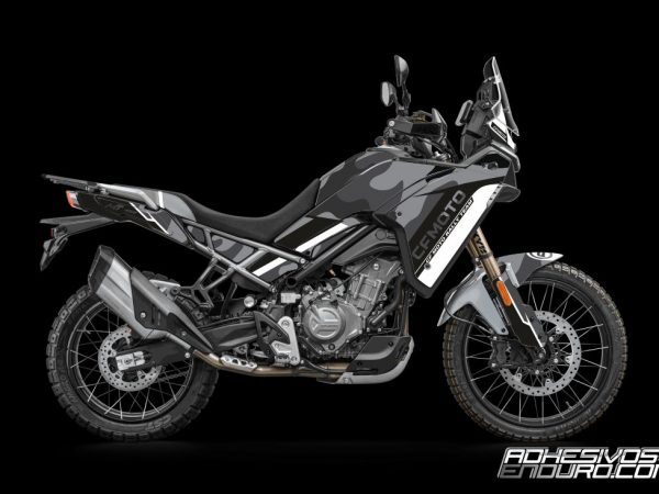 Kit Adhesivos CF Moto 450MT Camo Blanco