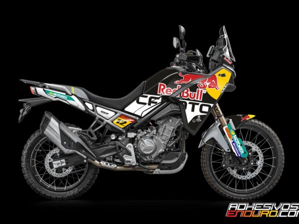 Kit Adhesivos CF Moto 450MT RedBull Blanco Negro