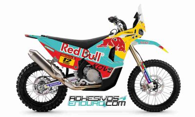 Kit Adhesivos Kove 450 Rally RedBull Turquesa Rojo