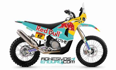 Kit Adhesivos Kove 450 Rally RedBull Turquesa