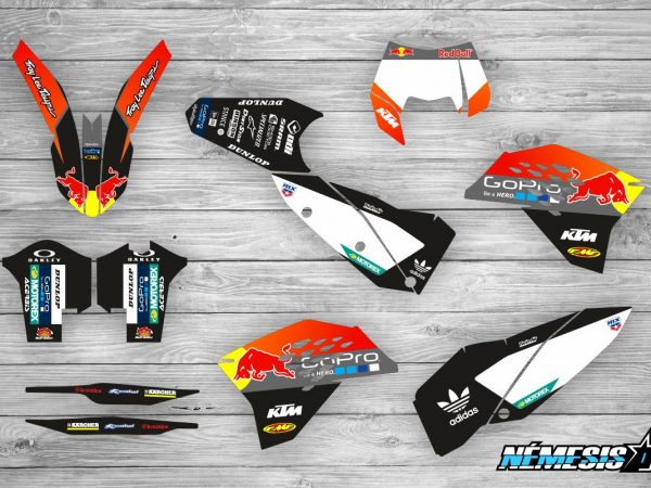 Kit Adhesivos KTM GoPro Negro