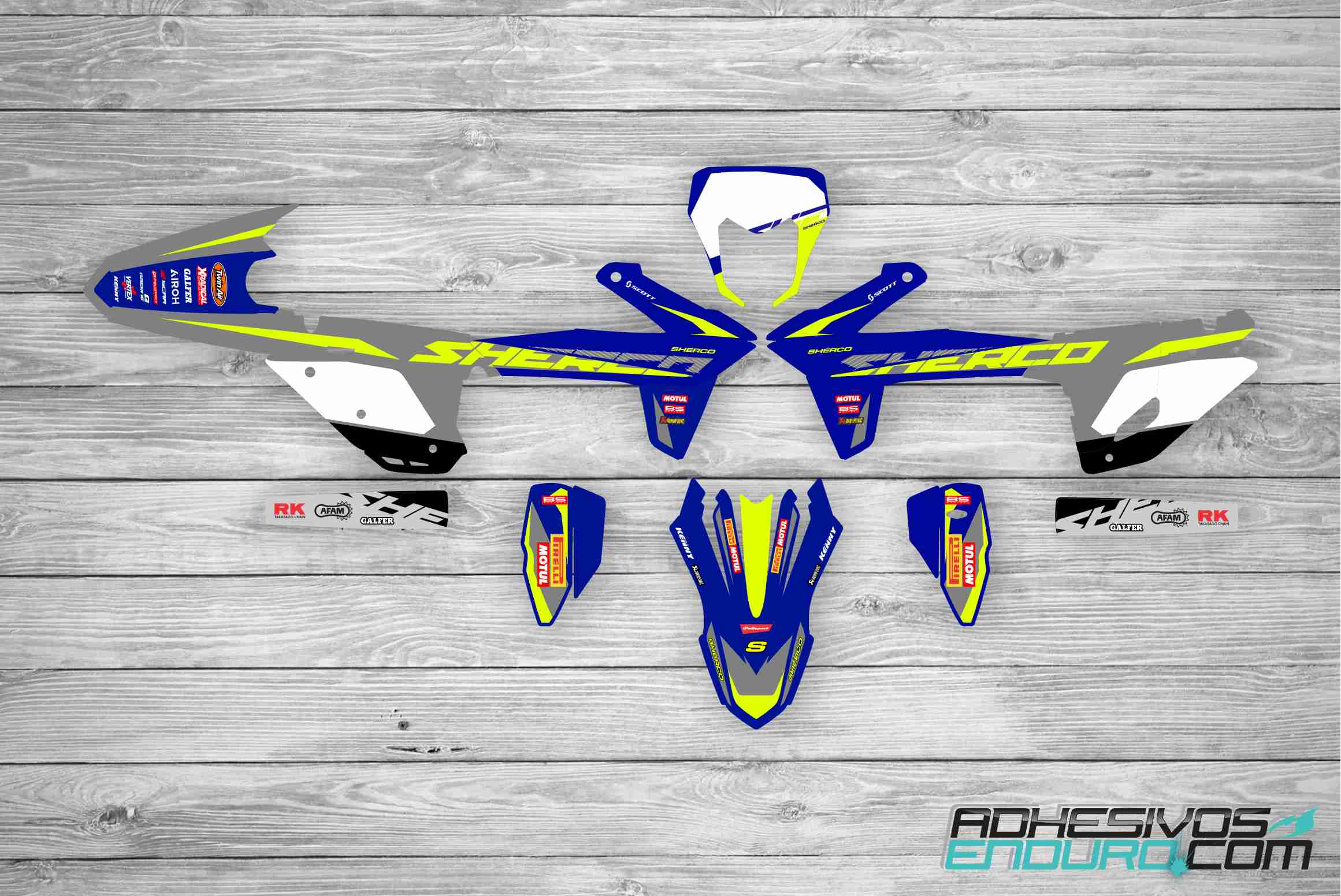 Kit Adhesivos Sherco Elite 2025-26